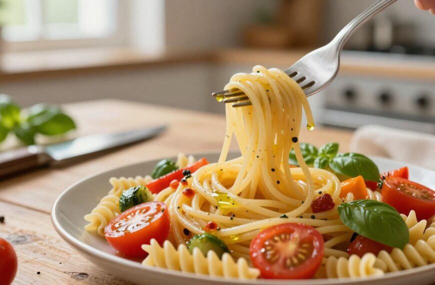 Co zrobić z resztek makaronu