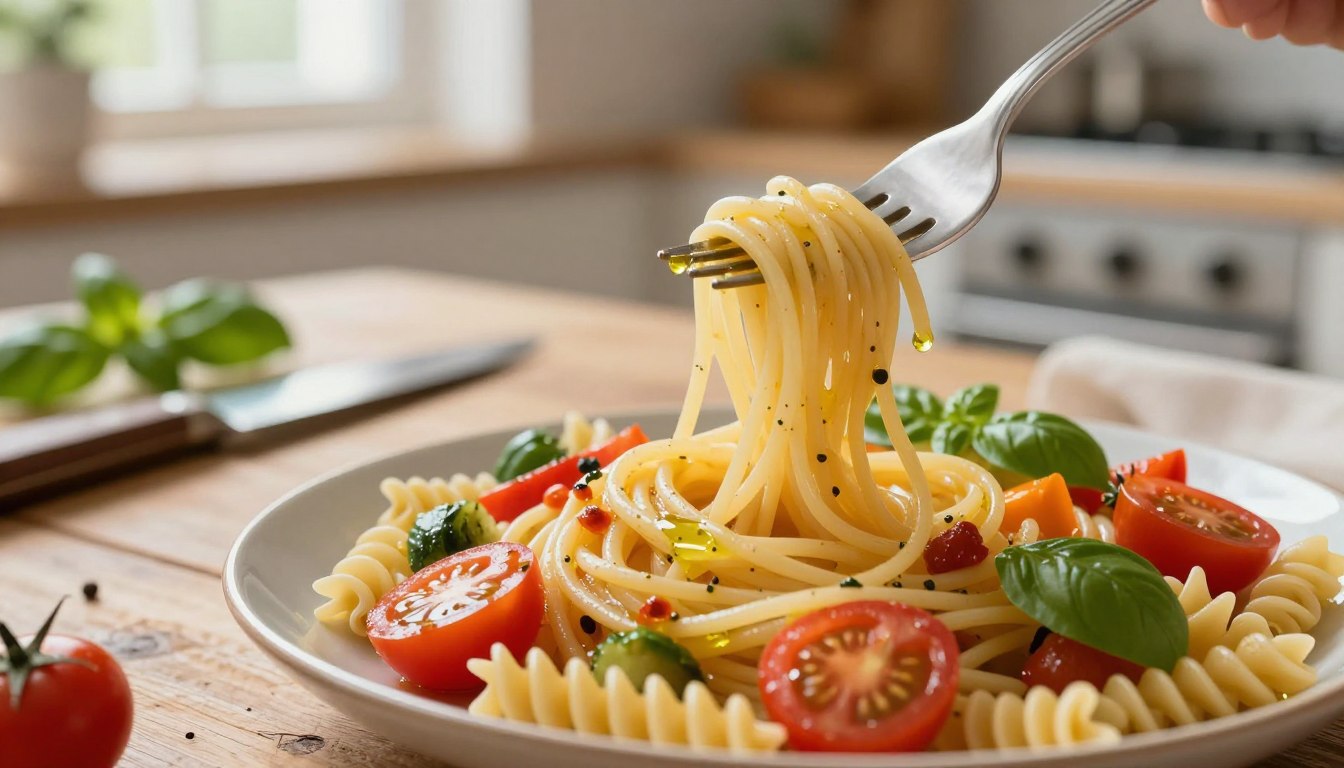 Co zrobić z resztek makaronu