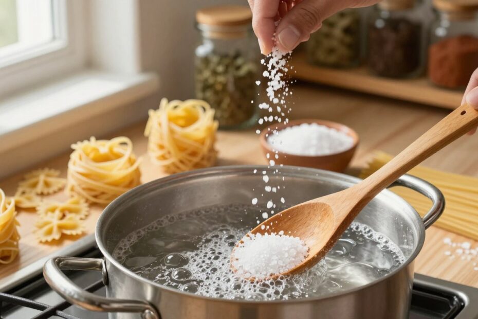 Ile soli do gotowania makaronu