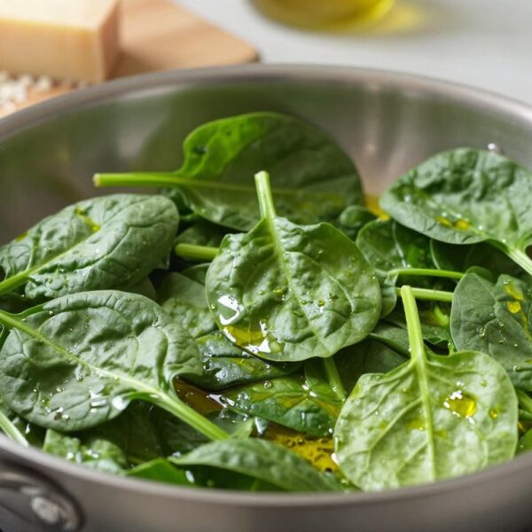 Jak przygotować szpinak do makaronu