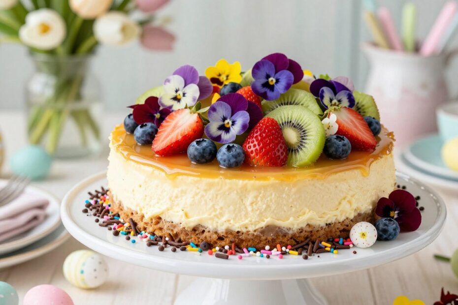 Jak udekorować sernik wielkanocny