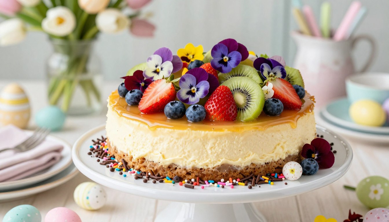 Jak udekorować sernik wielkanocny