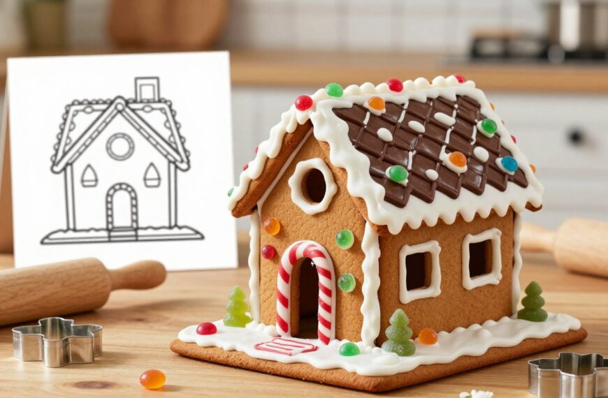 Jak zrobić domek z piernika – stabilna konstrukcja, dobry szablon i składanie