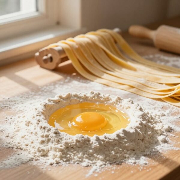 Jak zrobić makaron tagliatelle w domu – elastyczne ciasto i cięcie bez stresu