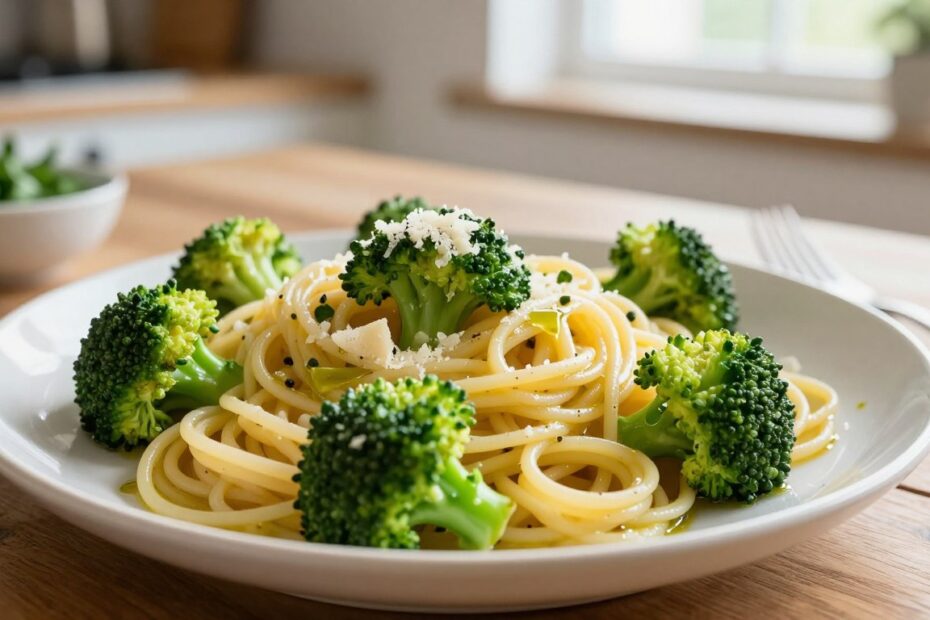 Jak zrobić makaron z brokułami