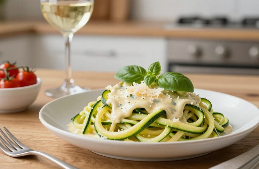 Jak zrobić makaron z cukinią – lekki obiad z sosem, który nie jest wodnisty