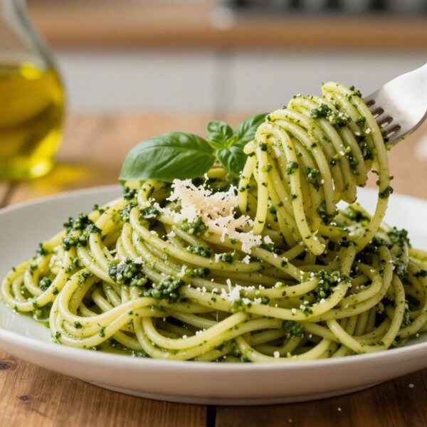 Jak zrobić makaron z pesto – jak połączyć składniki, żeby sos idealnie oblepił nitki