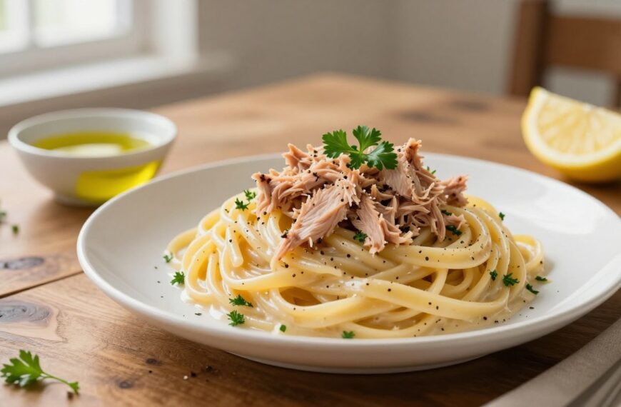 Jak zrobić makaron z tuńczykiem