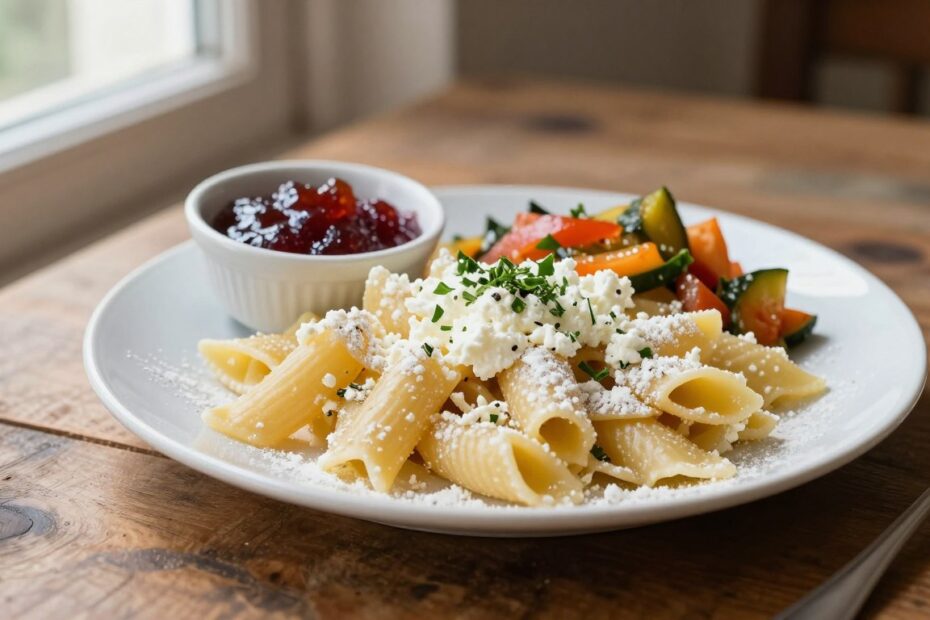 Jak zrobić makaron z twarogiem
